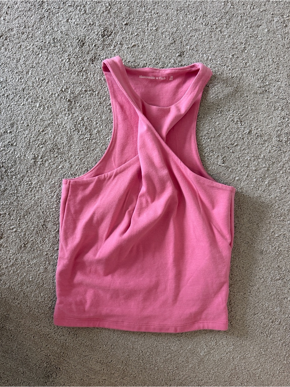 Abercrombie & Fitch Pink Twist-Back Top